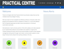 Tablet Screenshot of practicalcentre.edu.pk